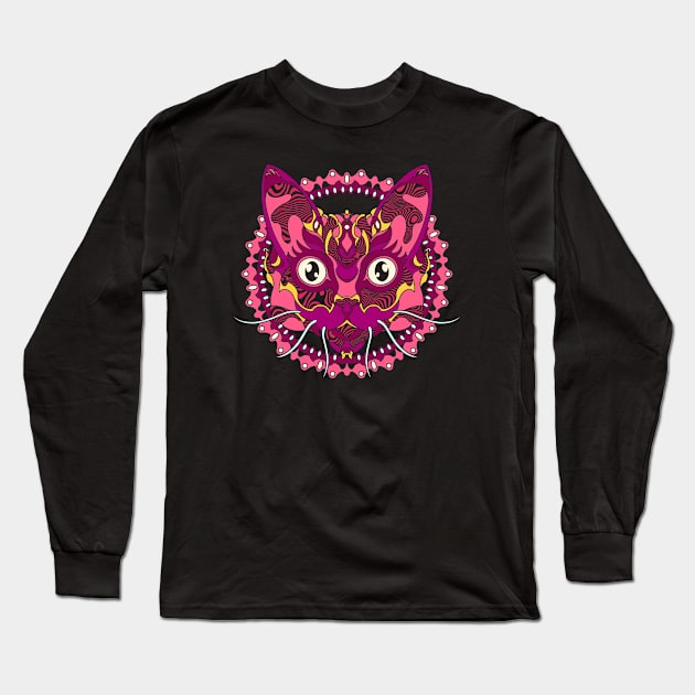 Japanese Bobtail Long Sleeve T-Shirt by JAXXIArt